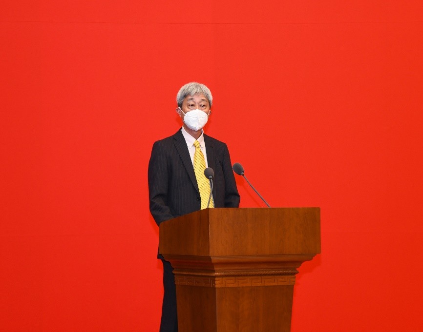 上海市市長(zhǎng)龔正 為東芝電梯頒發(fā)“跨國(guó)公司研發(fā)中心”證書