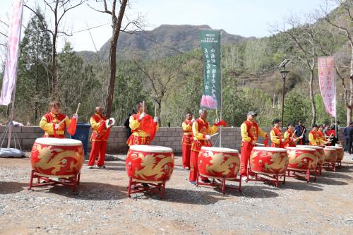 霞云岭乡银水村举办首届桃花节暨“百亩桃花坞”开园仪式