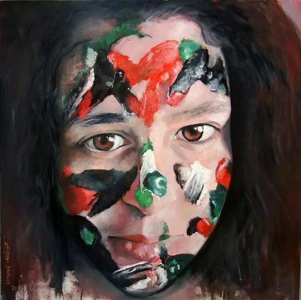 叙利亚艺术家阿卜杜拉·奥马利油画作品