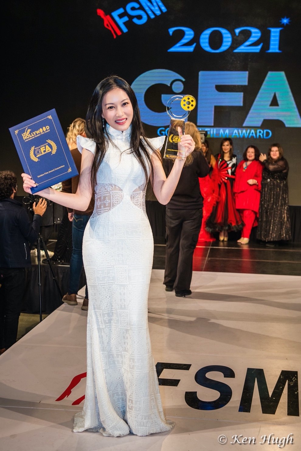 陈哈妮喜获gfa好莱坞国际电影节金影奖亲善大使