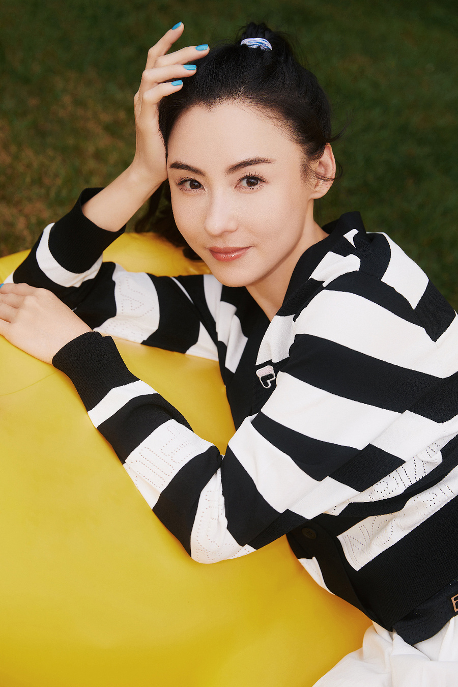 张柏芝活动写真释出运动造型元气亮相品牌大秀