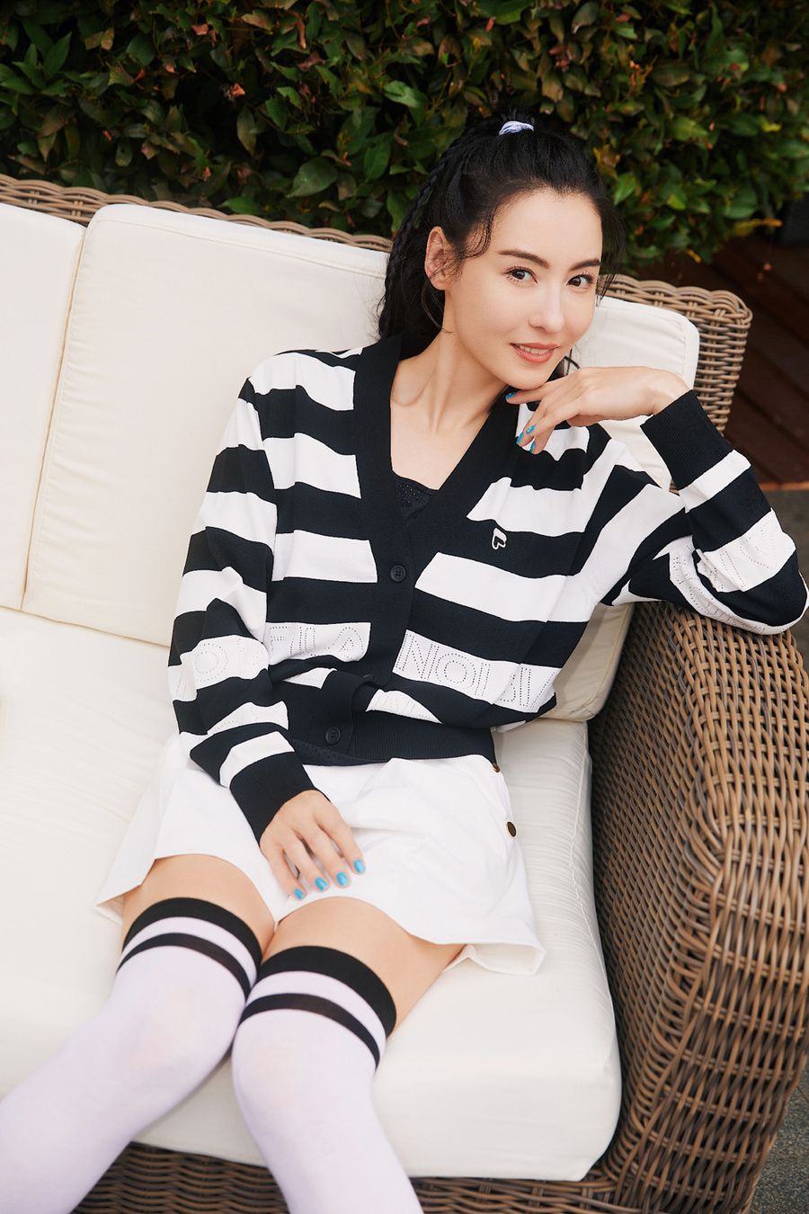 张柏芝活动写真释出运动造型元气亮相品牌大秀