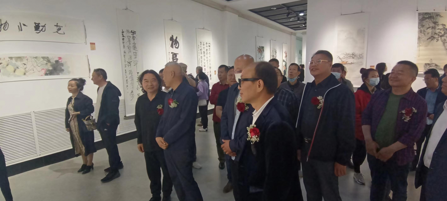 全国名家书画展宁夏吴忠展在吴忠市文化馆隆重开幕