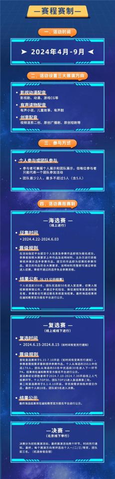 遍知教育邀你报名有声有势百变配音秀海选活动