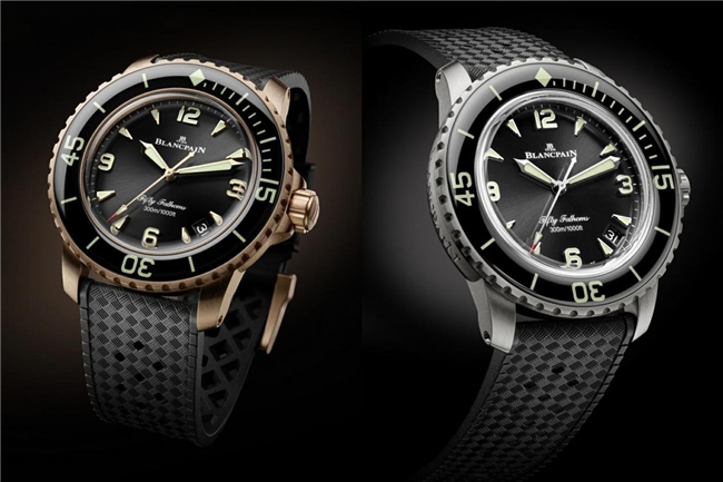 宝珀五十噚家族新势力来袭以42毫米精巧尺寸续写经典五十噚传奇